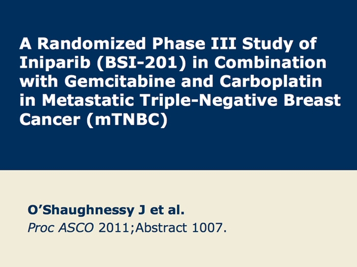 Effects Of The Addition Of Bevacizumab Or Iniparib To Standard ...