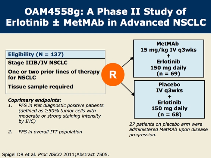 Studies in Advanced NSCLC of Maintenance Pemetrexed and Erlotinib and ...