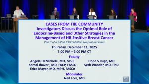 Cases from the Community: Investigators Discuss the Optimal Role of Endocrine-Based and Other Strategies in the Management of HR-Positive Breast Cancer